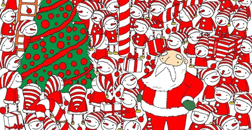 Blagdanska zabava za klince (ali i vas): Vidite li kapu Djeda Mraza?